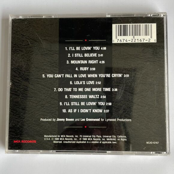 Lee Greenwood This Is My Country USED CD Compact Disc Ruby Tennesee Waltz +more - Picture 3 of 3